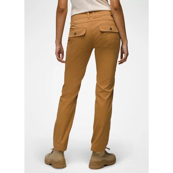 Prana Halle Straight Pant Stretch Zion Womens Size 0 in Earthbound - Picture 2 of 13